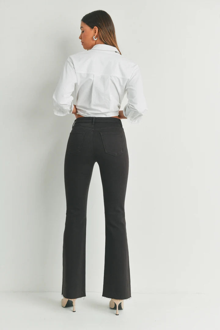 Scissor Cut Flare Jeans