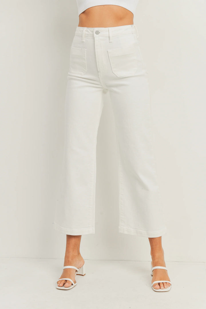 Patch Pocket Wide Leg