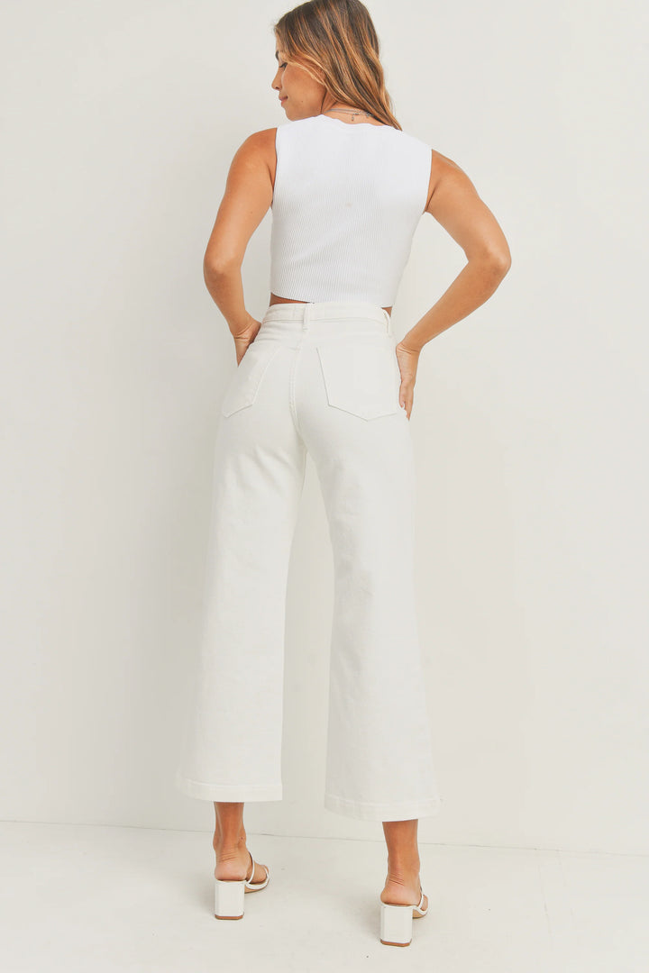 Patch Pocket Wide Leg