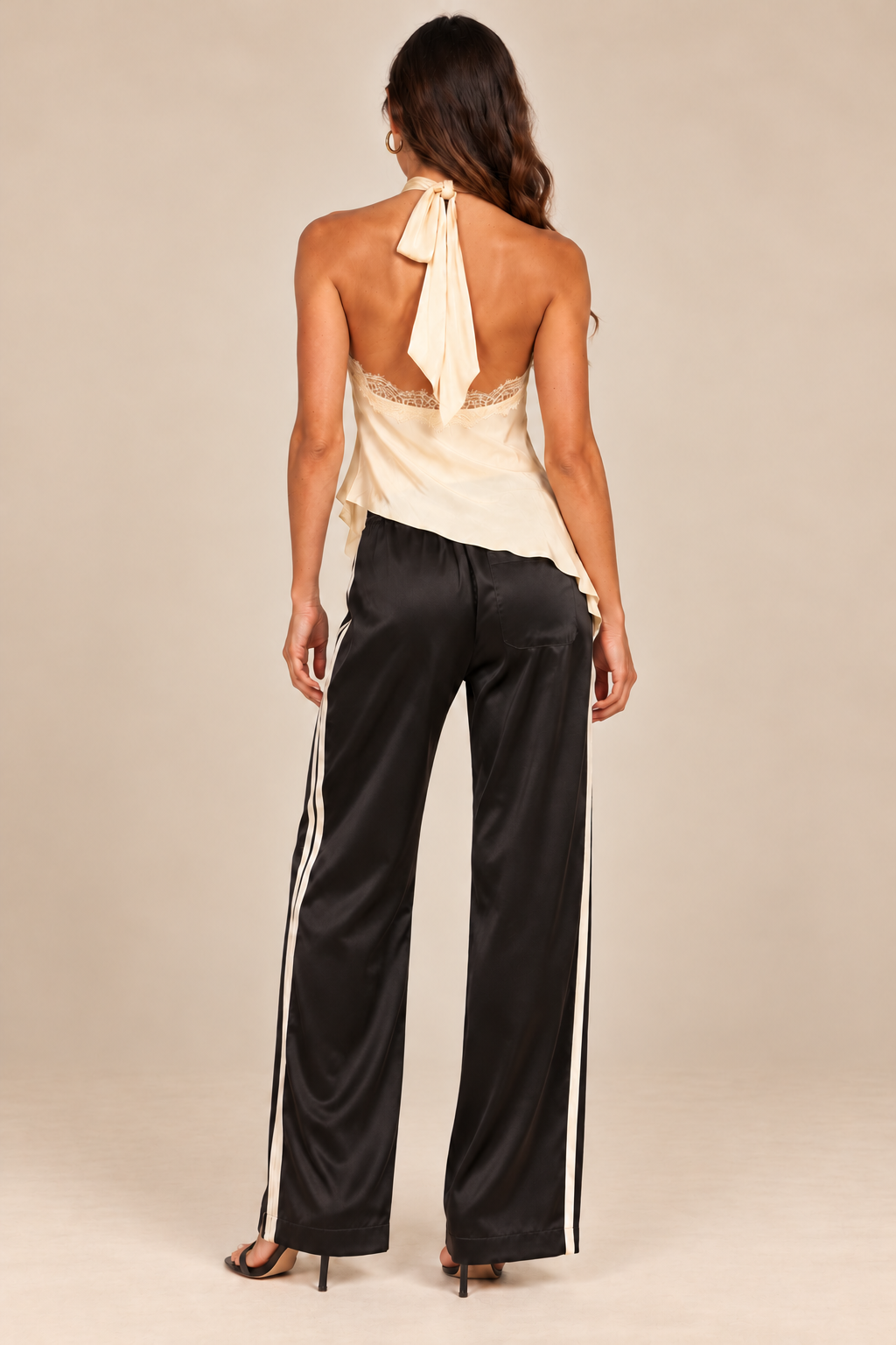 Side Stripe Silky Track Pant