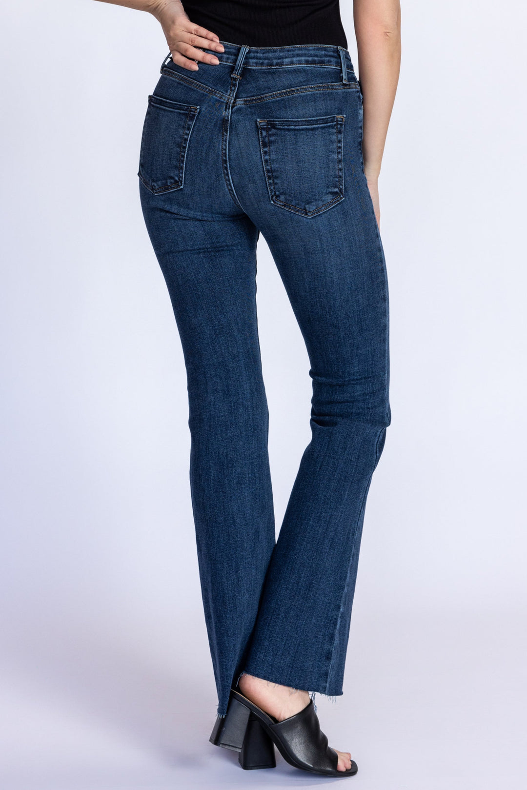 Scissor Cut Flare Jeans