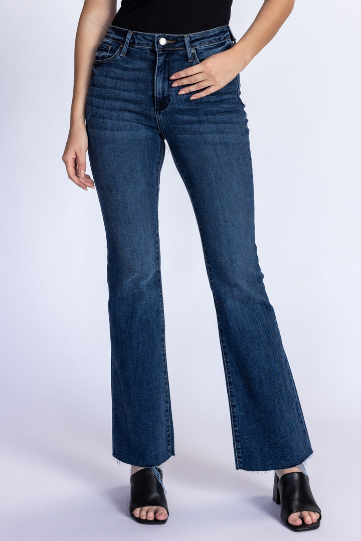 Scissor Cut Flare Jeans