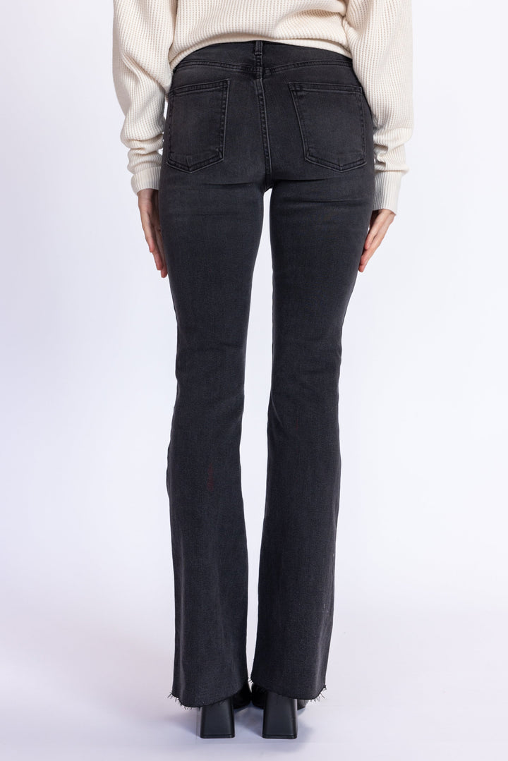Scissor Cut Flare Jeans
