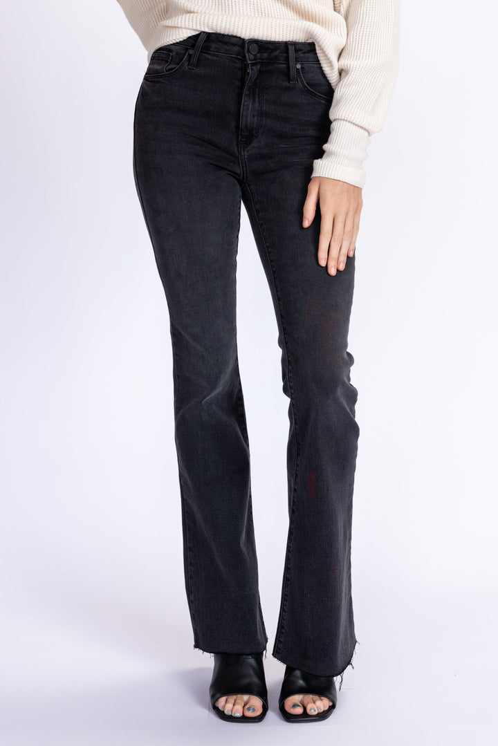 Scissor Cut Flare Jeans
