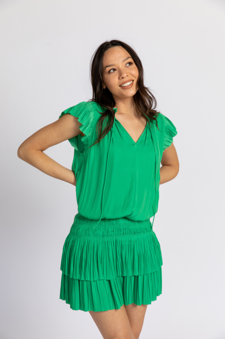 dress with ruffles Short Sleeve Ruffle Dress – Nati Boutique
