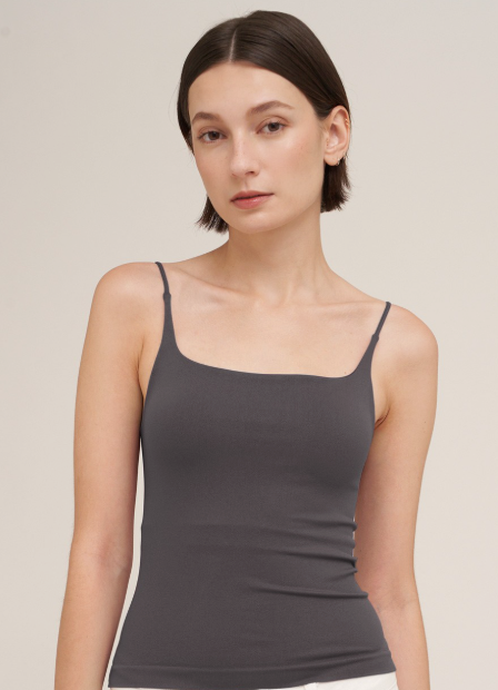 Solid Spaghetti Strap Tank