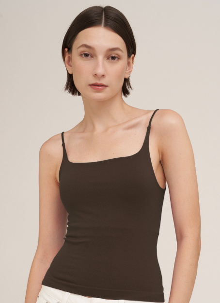 Solid Spaghetti Strap Tank