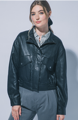 Vegan Leather Jacket