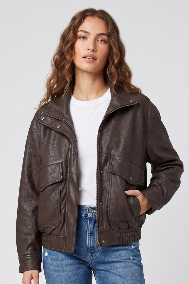Vegan Leather Jacket