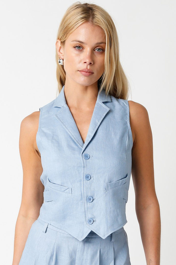 Sydney Linen Vest