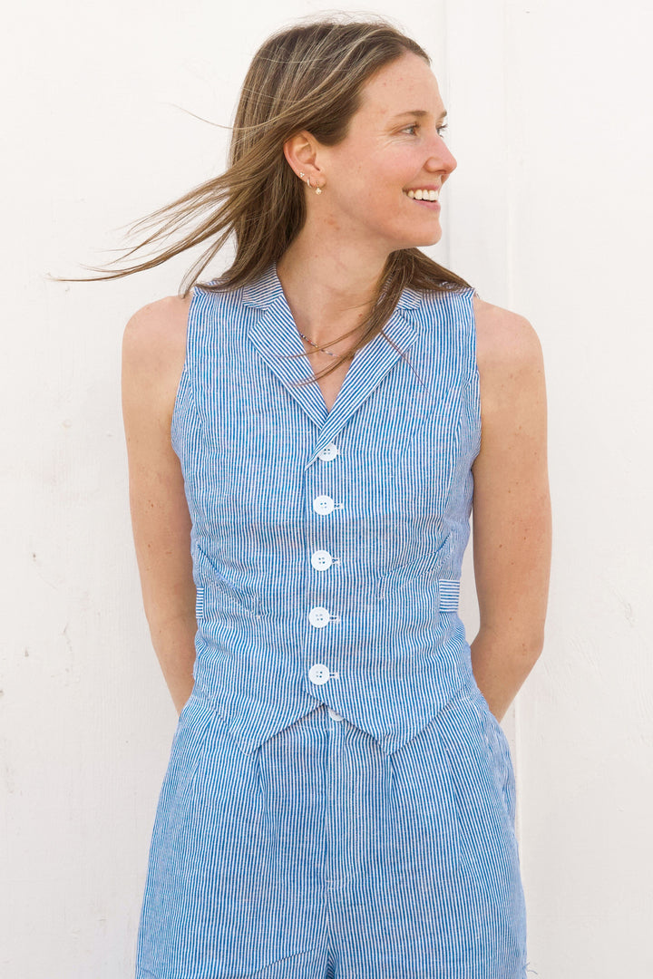 Sydney Linen Vest