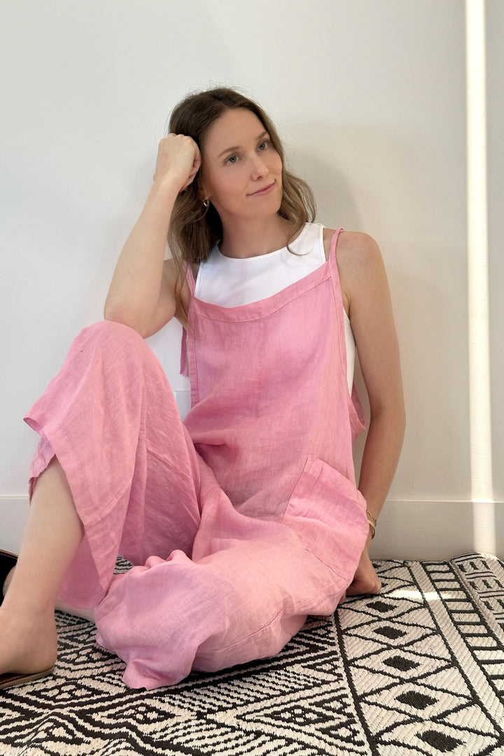 Italia Linen Jumpsuit