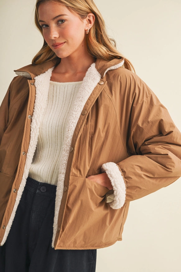 Margaret Reversible Teddy Jacket