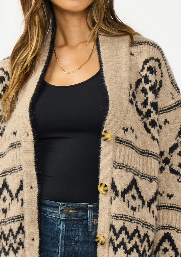 Janice Button Front Cardigan