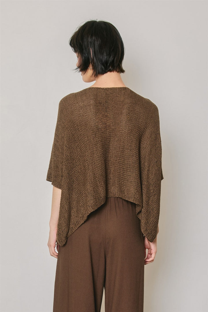 Myra Cropped Poncho