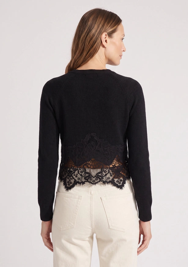 Winnie Lace Trim Cardigan