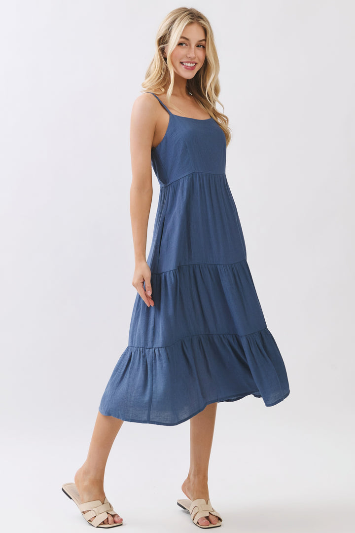 Eden Tiered Midi Dress