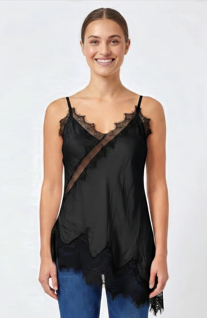Crossover Lace Cami