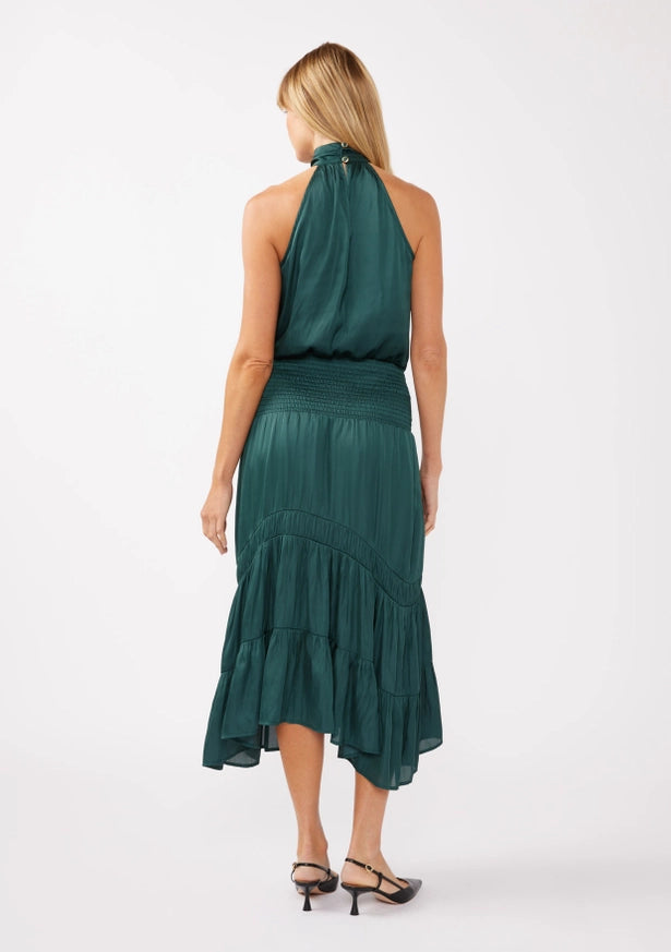 Ariana Halter Neck Midi Dress