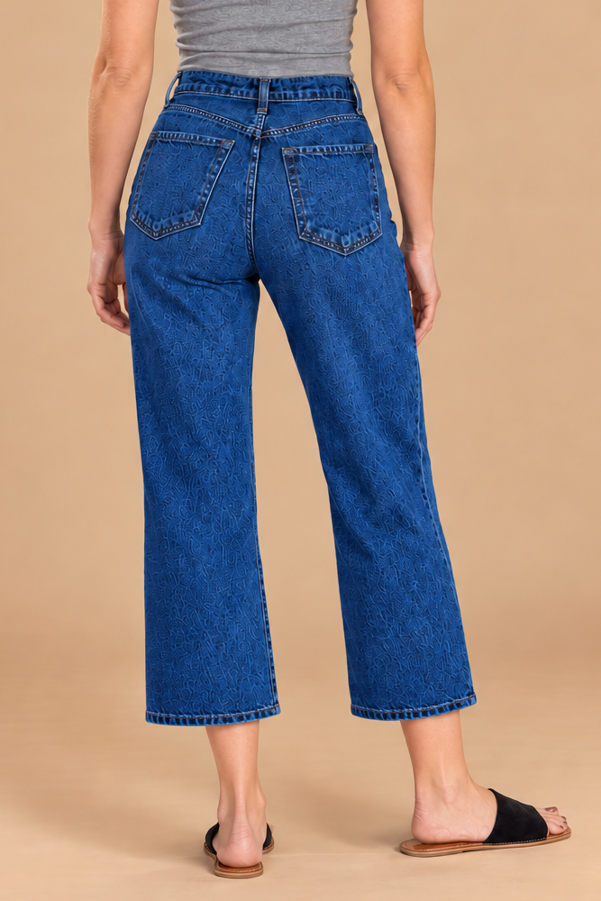 California Classic Wide Leg Jeans