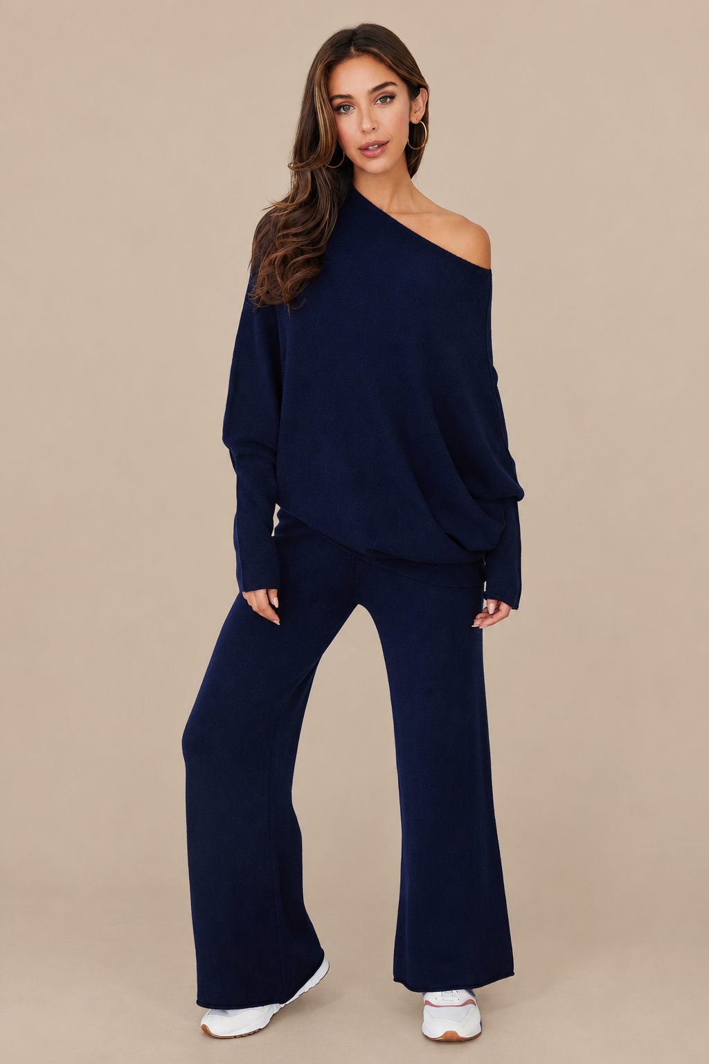 Cassie Asymmetrical Drape Sweater