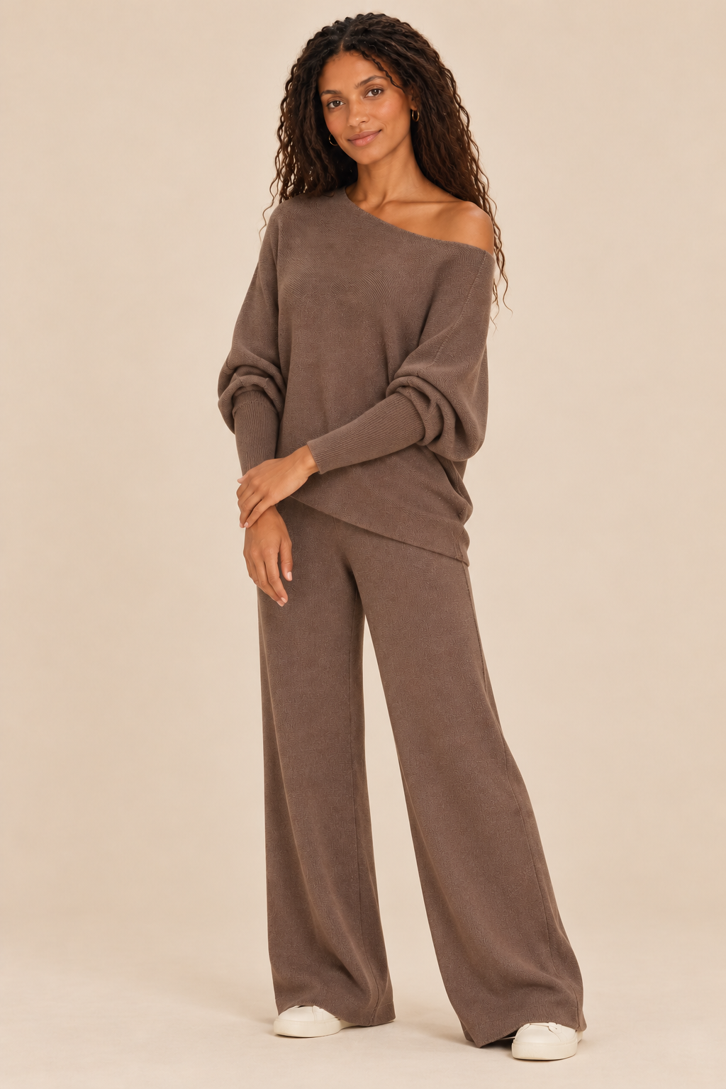 Cassie Asymmetrical Drape Sweater