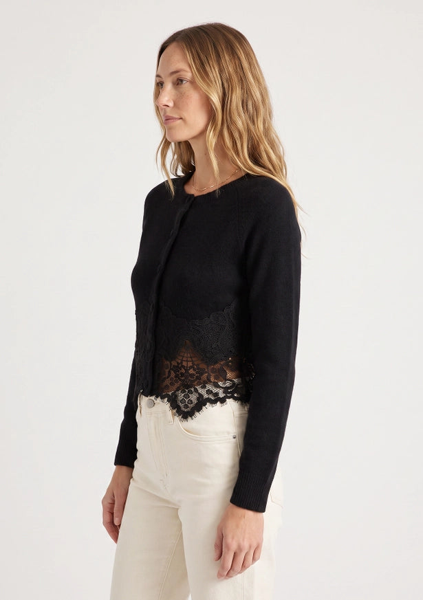 Winnie Lace Trim Cardigan