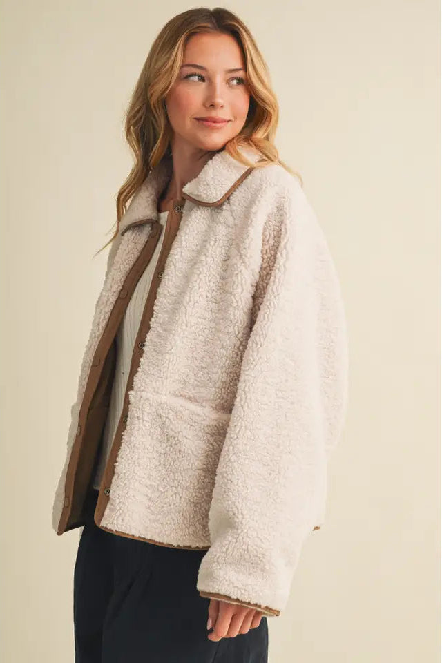 Margaret Reversible Teddy Jacket