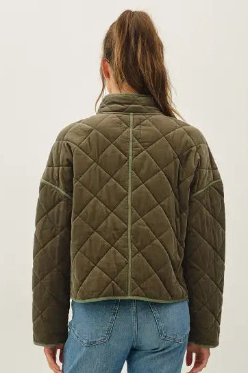 Dylan Corduroy Cropped Jacket