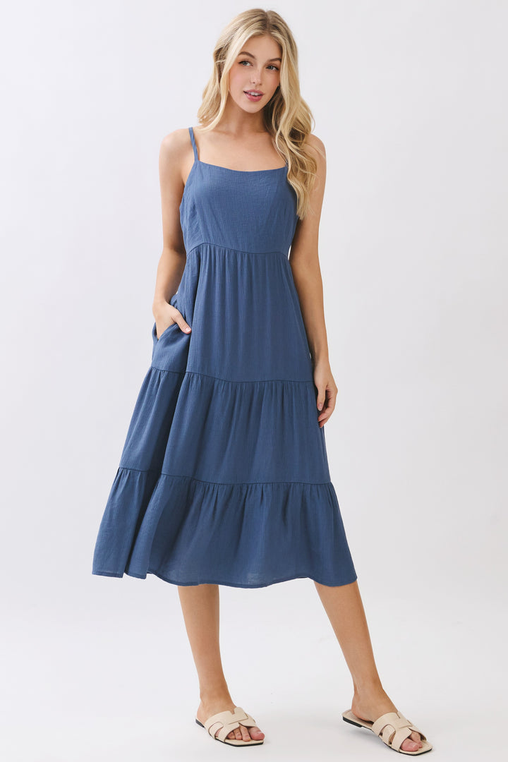 Eden Tiered Midi Dress