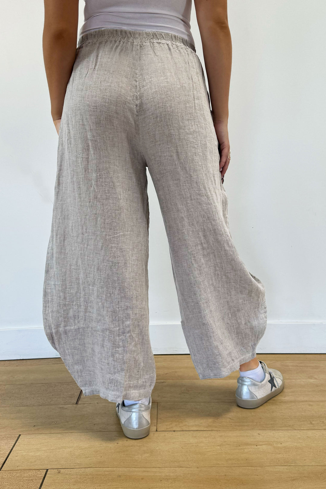 Barrel Linen Pants