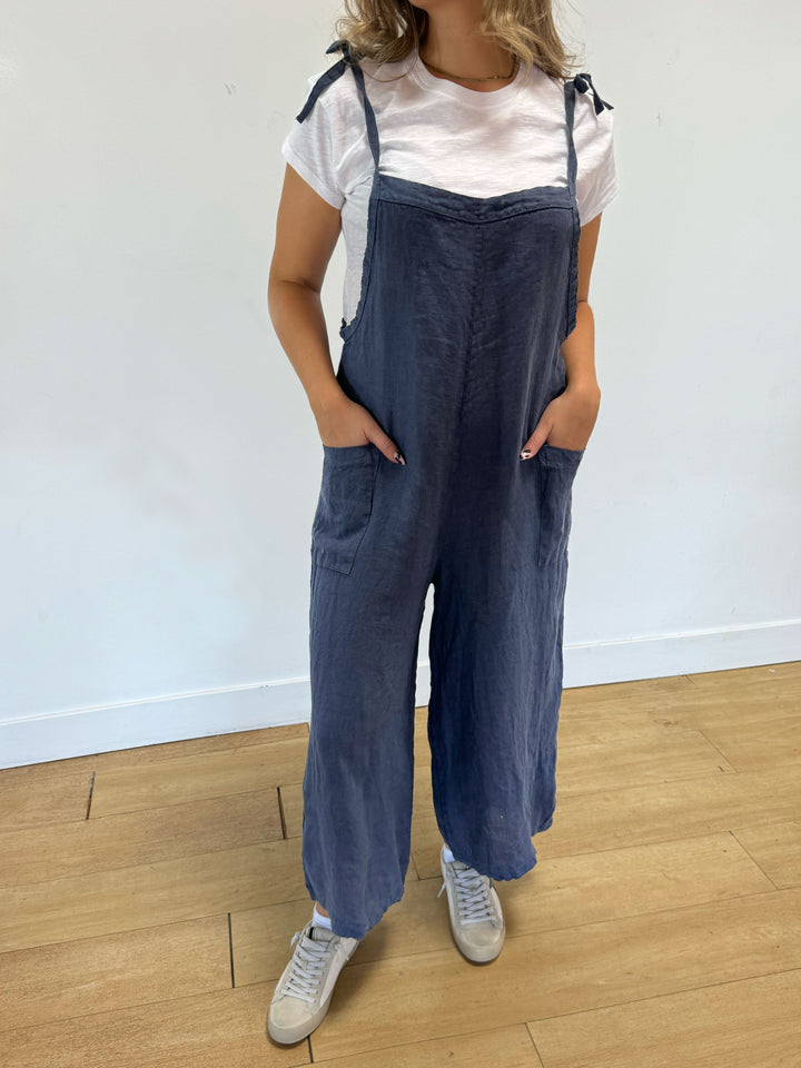 Italia Linen Jumpsuit