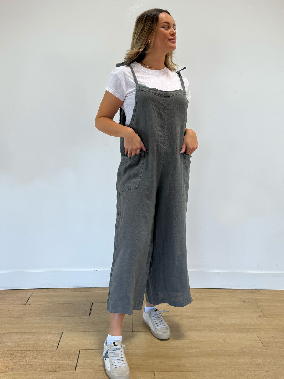 Italia Linen Jumpsuit