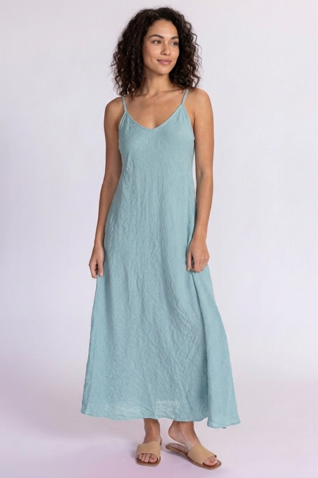 Linen Slip Dress