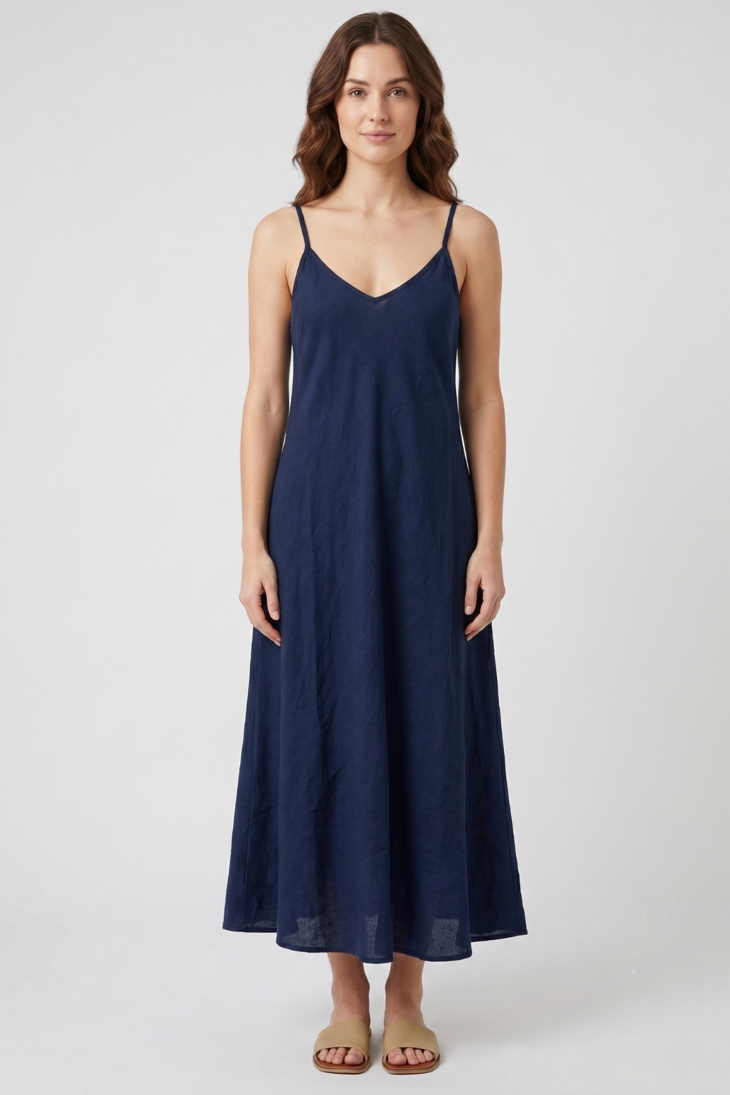 Linen Slip Dress