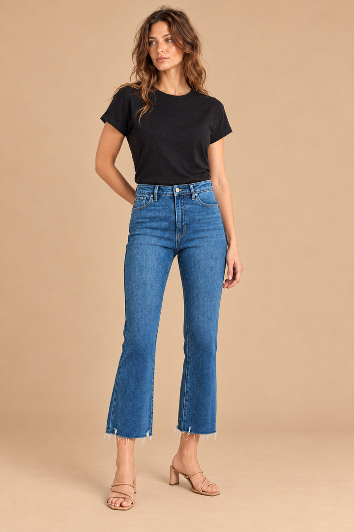 Marnie Cropped Flare Jean