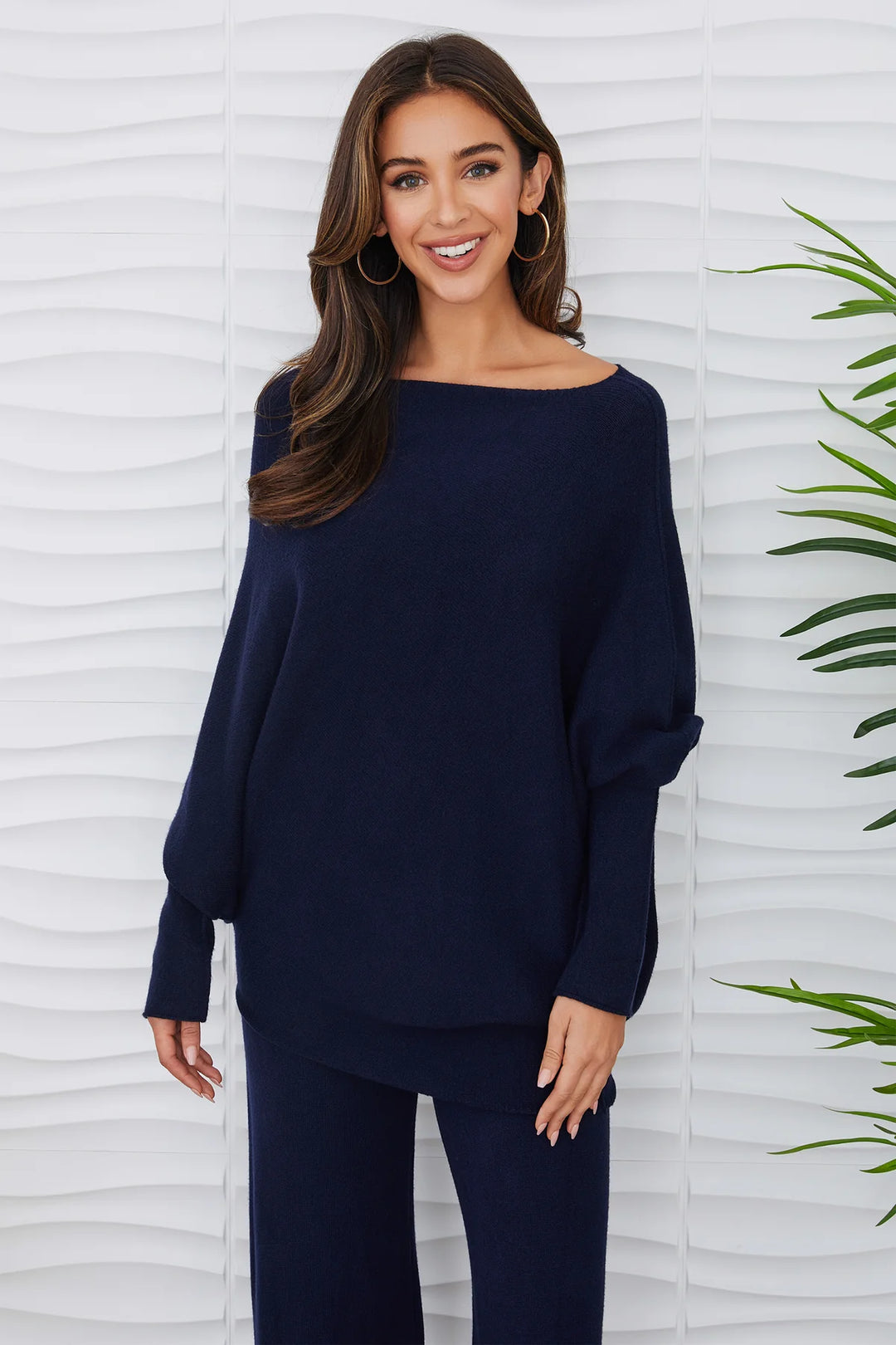 Cassie Asymmetrical Drape Sweater