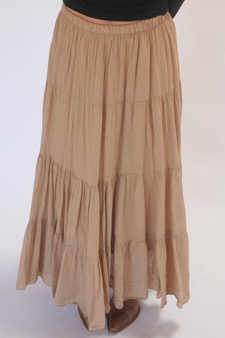 Quinn Tiered Maxi Skirt