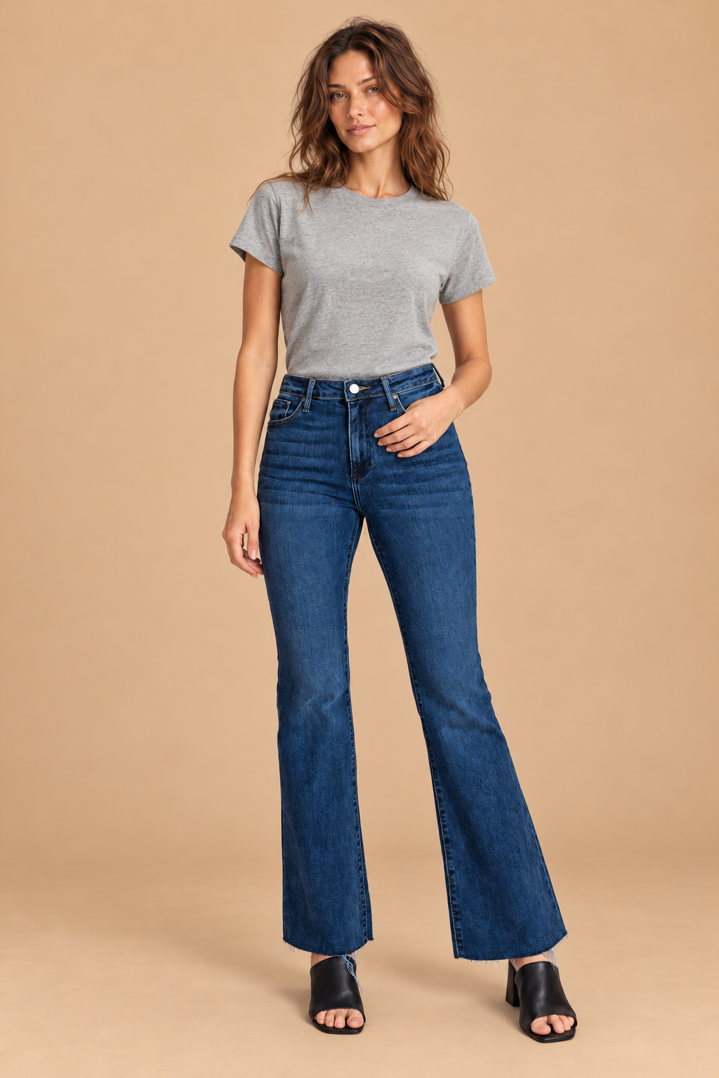 Scissor Cut Flare Jean