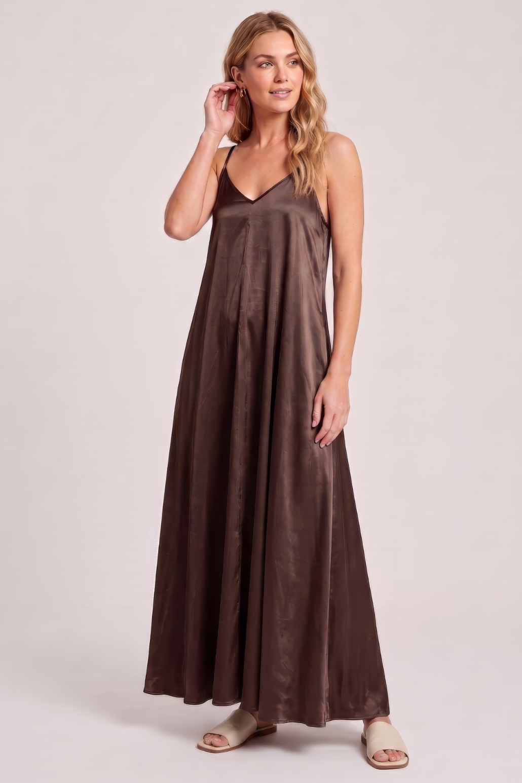 Skylar Silky Slip Maxi Dress
