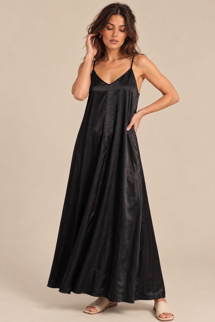 Skylar Silky Slip Maxi Dress