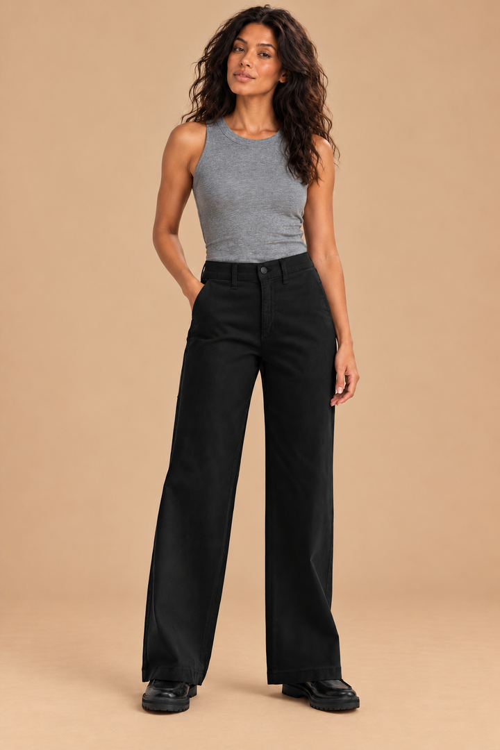 Stretch Twill Straight Leg Pant
