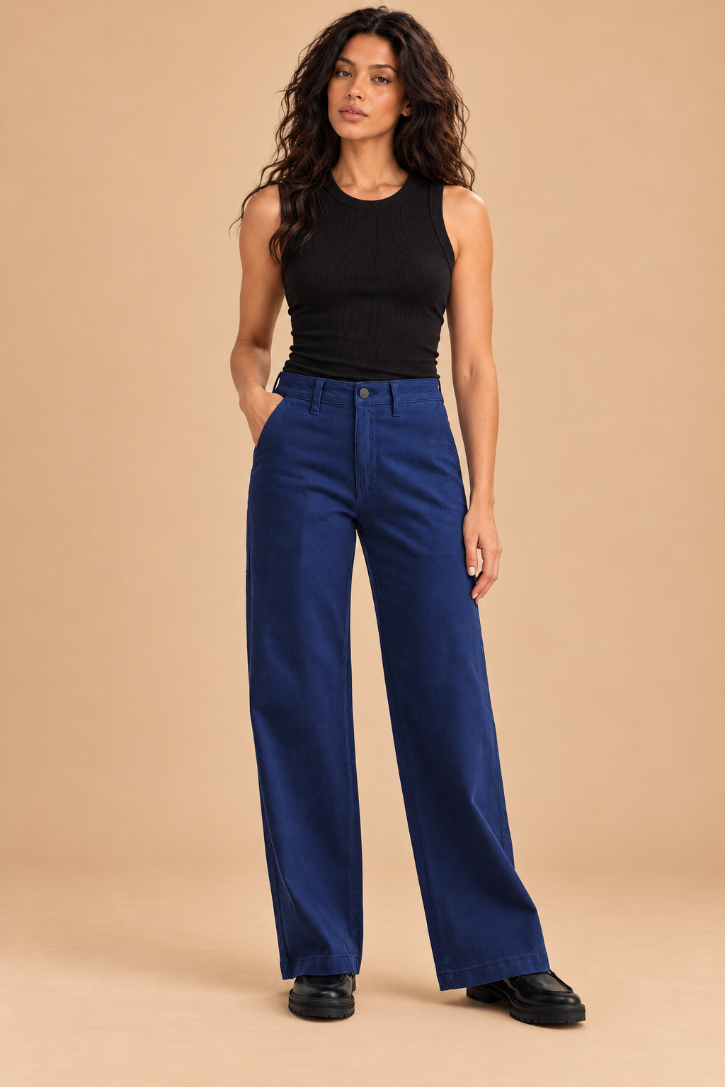Stretch Twill Straight Leg Pant