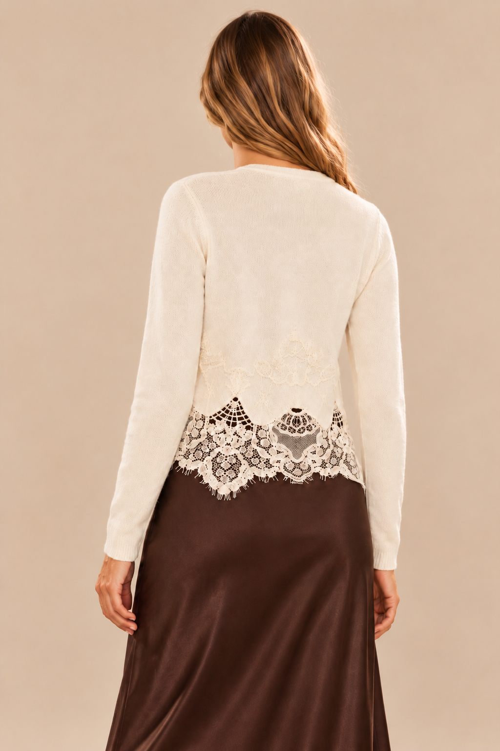 Winnie Lace Trim Cardigan