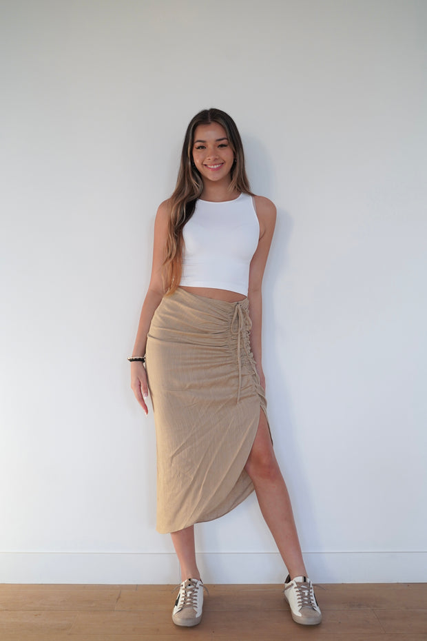 Careyes Linen Skirt
