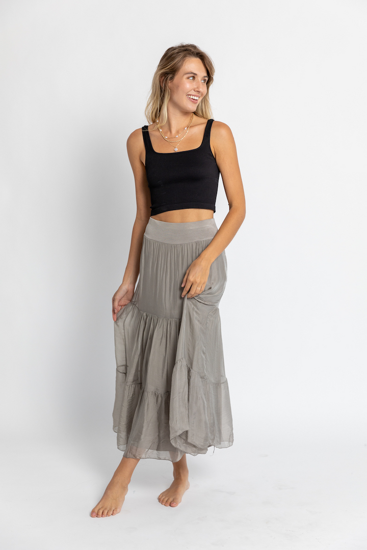 Talia Silk Skirt