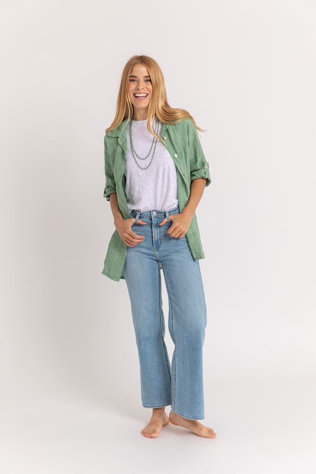 California Classic Wide Leg Jeans